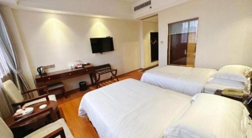 Greentree Inn Guangdong Jieyang Bus Terminal Station Ronghua Avenue Business Hotel Exterior foto